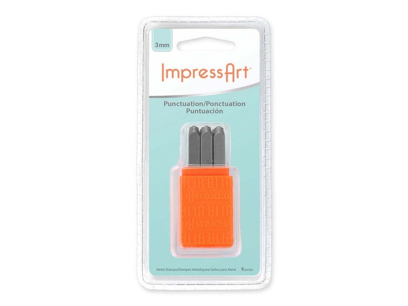 ImpressArt Basic Metal Stamp Set, Punctuation, 3mm - Image 3